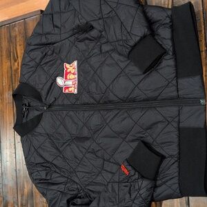 Superbowl LIX Quilted Puffer Bomber Jacket New Orleans Philadelphia Eagles
